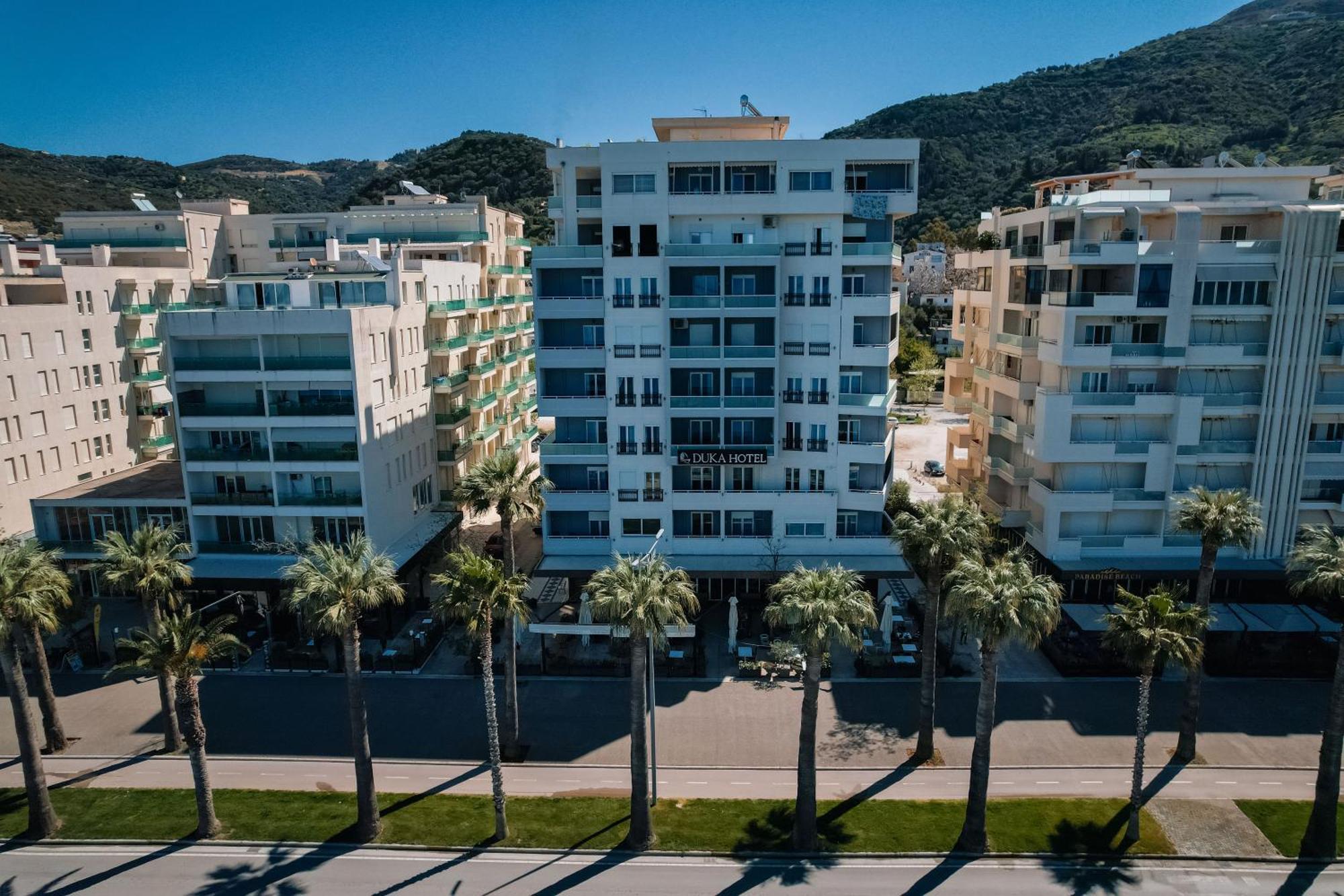 Duka Hotel Vlore Bagian luar foto